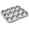 image:imageFox Run Mini Muffin and Cupcake Pan 24 Mini Cups Stainless Steel Baking Pan 105 x 1375 x 15 inchesStandard  12 Cup  Tin