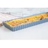 image:imageFox Run Rectangular Loose Bottom TartQuiche Pan Preferred NonStick 14Inch14Inch Rectangular
