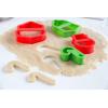 image:imageFox Run Christmas Cookie Cutter Set 4Inch Plastic 4Piece Set Angel Holly Leaf Bell and SnowmanSet of 4  Santa  Bell  Snowman  and Candy Cane