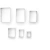 image:imageFox Run Rectangle Cookie cutters 4 x 4 x 1 inches Metallic