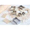 image:imageFox Run Rectangle Cookie cutters 4 x 4 x 1 inches Metallic