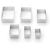 image:imageFox Run Rectangle Cookie cutters 4 x 4 x 1 inches Metallic