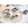 image:imageFox Run Rectangle Cookie cutters 4 x 4 x 1 inches Metallic