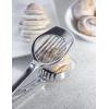 image:imageFox Run Mushroom and Egg Slicer Cast AluminumSilverLong Handle Slicer