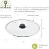 image:imageFox Run Splater Shield Stainless Steel Mesh Splatter Screen For Frying Pans 13 Inches13 Pan Cover
