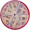 image:imageFox Run Pie Carrier and Saver With Lid Saves up to 10 Pies Includes 6 Pie Slice Containers8  9  or 10 Inch Pie Saver Pack of 6