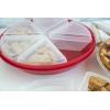 image:imageFox Run Pie Carrier and Saver With Lid Saves up to 10 Pies Includes 6 Pie Slice Containers8  9  or 10 Inch Pie Saver Pack of 6