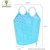image:imageFox Run Red Garden Harvest Basket with BuiltIn Handles 6 x 14 x 18 Plastic Cleaning Caddy and Laundry ToteBlue