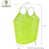 image:imageFox Run Red Garden Harvest Basket with BuiltIn Handles 6 x 14 x 18 Plastic Cleaning Caddy and Laundry ToteLime Green