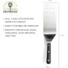 image:imageFox Run Griddle Spatula NonSlotted Stainless SteelSilver 1476 x 295 x 33515 Slotted Spatula