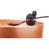 image:imageFox Run Pink Pig Silicone Pot Clip Spoon Rest 225Inches Cooking Utensil Holder6480Owl and Cat  Grey and Black