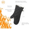 image:imageOutset 76177 Grill Mitt Cotton BlackBlack Cotton