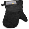 image:imageOutset 76177 Grill Mitt Cotton BlackBlack Leather