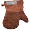 image:imageOutset 76177 Grill Mitt Cotton BlackLeather Grill Mitt