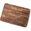 image:imageIronwood Gourmet Charleston End Grain Board with Channel Acacia Wood Brown 20 x 14 Inches