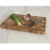 image:imageIronwood Gourmet Charleston End Grain Board with Channel Acacia Wood Brown 20 x 14 Inches