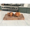 image:imageIronwood Gourmet Charleston End Grain Board with Channel Acacia Wood Brown 20 x 14 Inches