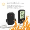 image:imageOutset F804 Steak Thermometers MetallicWireless