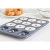 image:imageFox Run NonStick Mini Donut Pan 12Cavity Mini Donut Mold Makes 2 Bite Sized DonutsMini