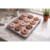 image:imageFox Run NonStick Mini Donut Pan 12Cavity Mini Donut Mold Makes 2 Bite Sized DonutsMini