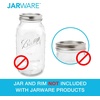 image:imageJarware Oil Cruet Lid for Regular Mouth Mason Jars OrangeOil Cruet