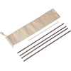 image:imageOutset 76622 Stainless Steel Bent Reusable Straws 1 x 35 x 10 inches MetallicStainless Steel