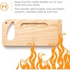 image:imageOutset Grill Cleaning Wood Grill Scraper 10 Bamboo BBQ Cleaner10 Wood Grill Scraper