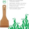 image:imageOutset Verde Wooden Grill Scraper Dual Handle Grate Cleaner with GroovesNo Grooves