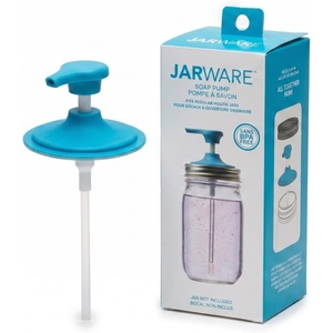 image:imageJarware Oil Cruet Lid for Regular Mouth Mason Jars OrangeSoap Pump