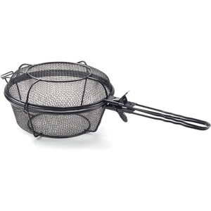 image:imageOutset 76182 Chefs Jumbo Outdoor Grill Basket and Skillet with Removable HandlesJumbo Grill Basket and Skillet
