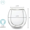 image:imageOutset Double Wall Whiskey Glasses Borosilicate Glassware6 Ounces