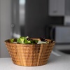 image:imageIronwood Gourmet Acacia Wood Salad Bowl 12 x 7 Madera Fruit amp Salad Bowl12 Large Beehive Salad Bowl