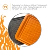 image:imageOutset Grill Prep Trays Set of 2 Large Trays 17 x 105 Orange and BlackLarge