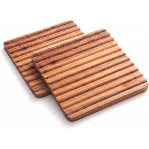image:imageIronwood Gourmet Venetian Trivet 10 x 10 x 1 inches Acacia WoodSedona