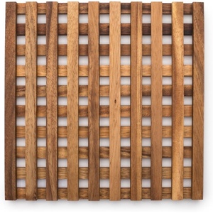 image:imageIronwood Gourmet Venetian Trivet 10 x 10 x 1 inches Acacia WoodTrivet