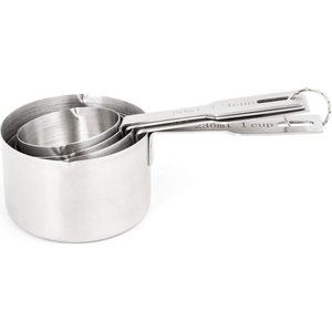 image:imageFox Run 4829 Measuring Cup Set 65 x 325 x 3 inches Metallic